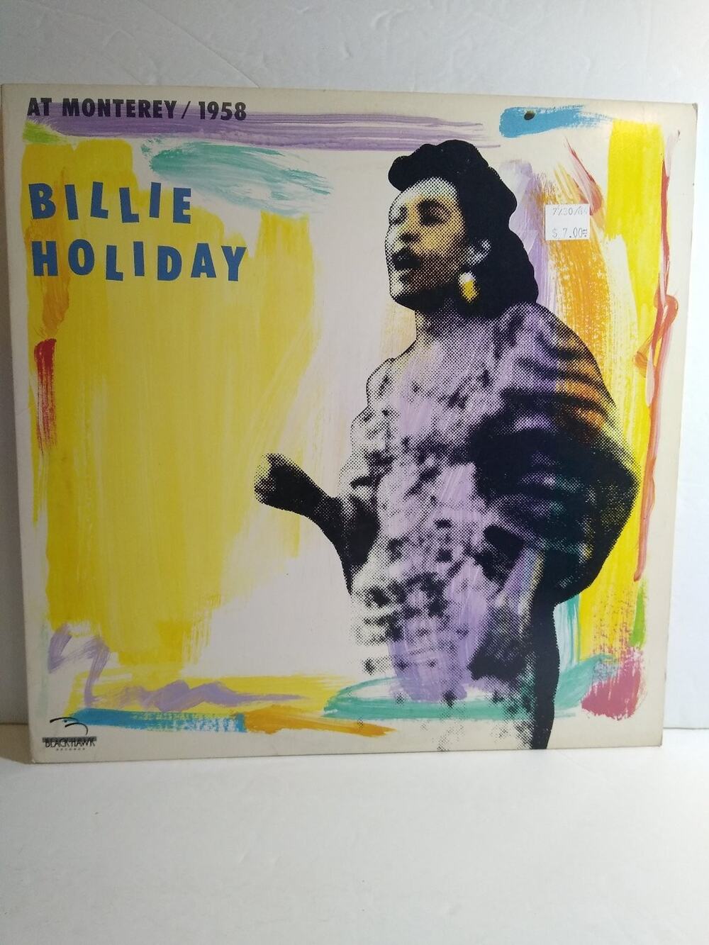 Billie Holiday – At Monterey 1986 LP Record Blackhawk Jazz 33 RPM